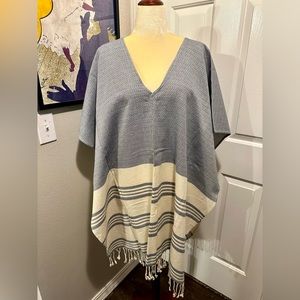 Tribe Alive Poncho Caftan Swimsuit Coverup. NWOT.
